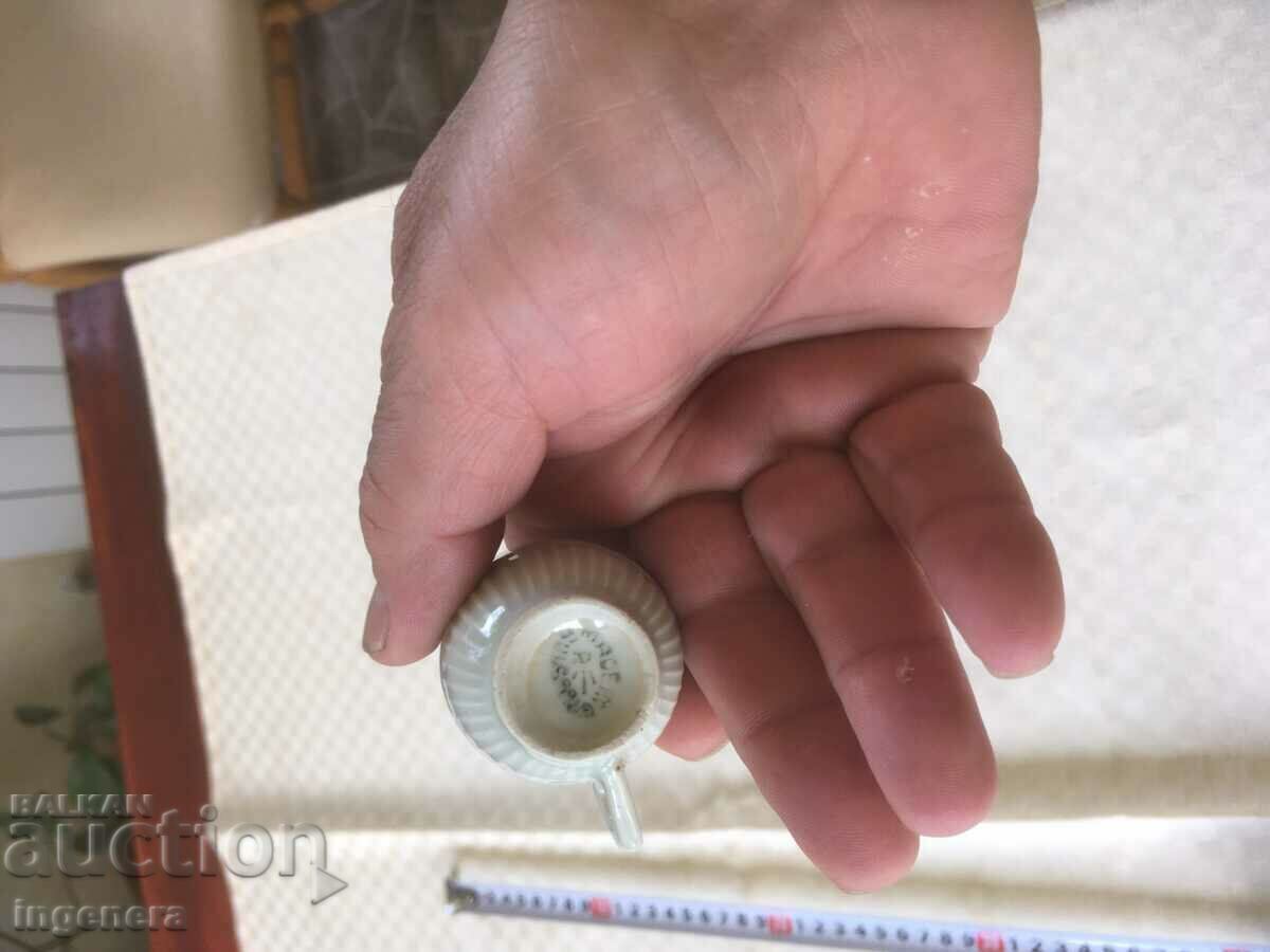 Auction PORCELAIN GLASS CUP FOR HEATED BRANDY BULGARIA Auction PORCELAIN GLASS CUP FOR HEATED BRANDY BULGARIA