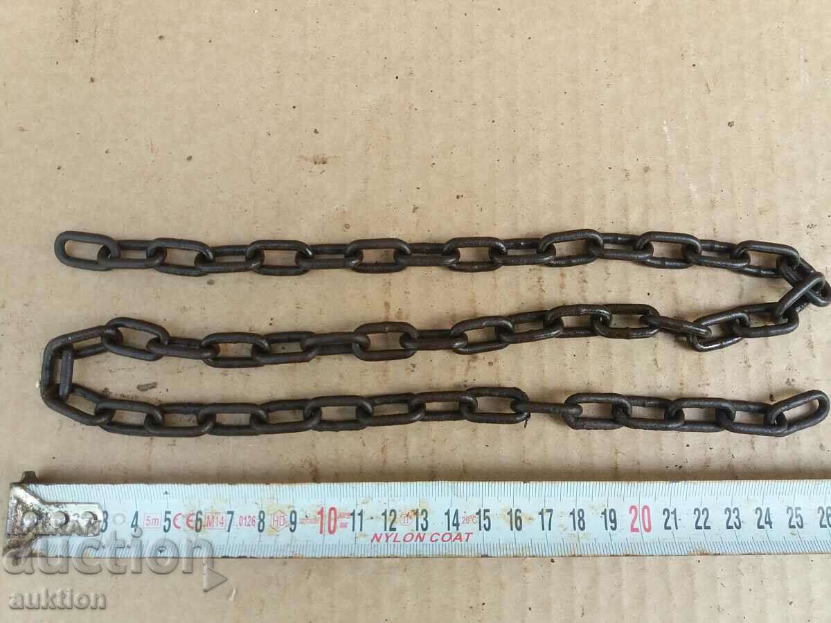 МАСИВНО КОВАНО СИНДЖИРЧЕ ЗА ЗАКЛЮЧВАНЕ НА ПОРТИ 80 СМ. с цена 3.49 лв. | € 1.78 МАСИВНО КОВАНО СИНДЖИРЧЕ ЗА ЗАКЛЮЧВАНЕ НА ПОРТИ 80 СМ. с цена 3.49 лв. | € 1.78