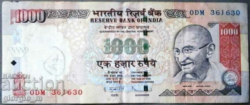 India 1000 rupees