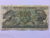 Italia 500 de lire sterline 1970