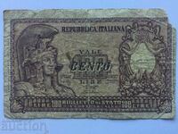 100 de lire sterline Italia 1951