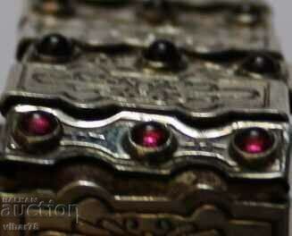 silver bracelet with tourmalines - 7 silver bracelet with tourmalines - 7