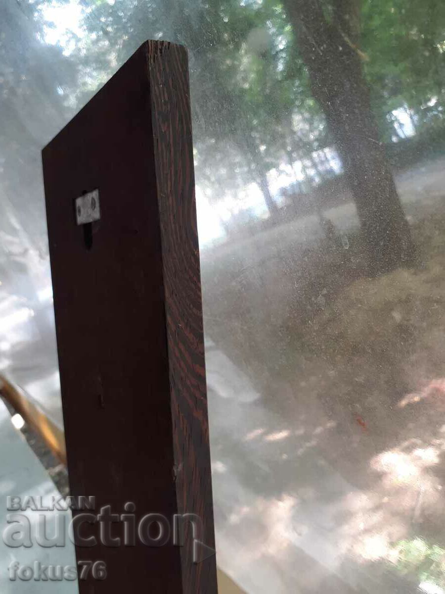 Virgin Mary panel of cast iron statue icon statuette massive - 7 Virgin Mary panel of cast iron statue icon statuette massive - 7