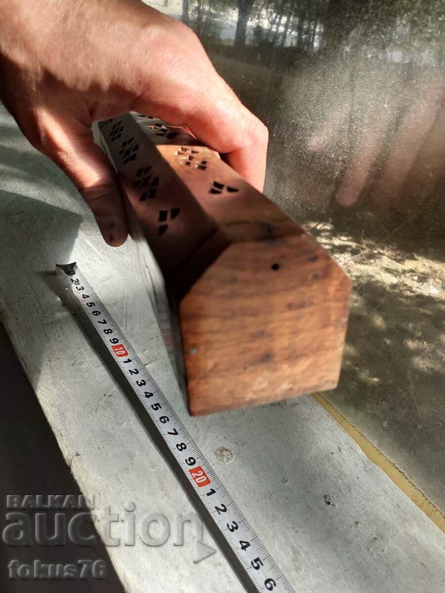 Old wooden box with brass - fragrance - 6 Old wooden box with brass - fragrance - 6