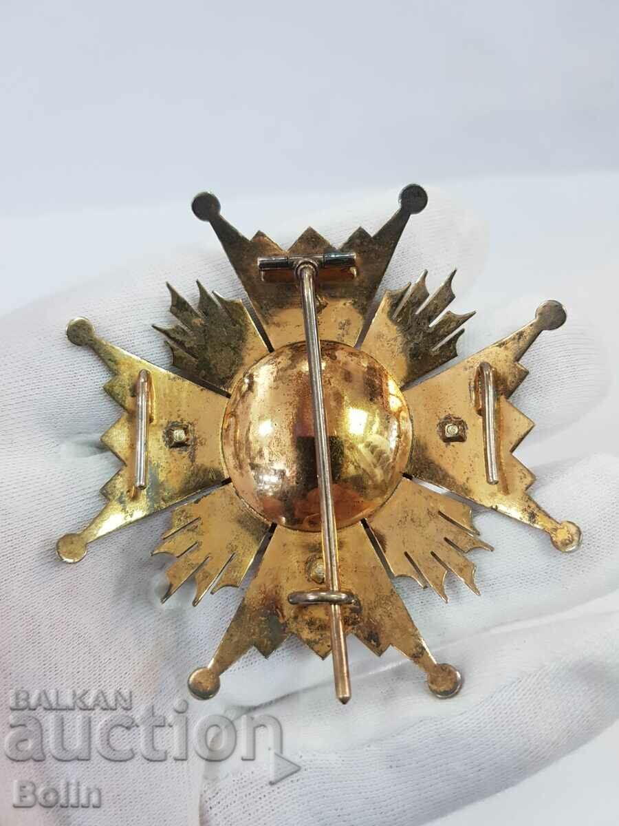 Delivery of Rare royal silver order Isabella The Catholic with enamel Delivery of Rare royal silver order Isabella The Catholic with enamel