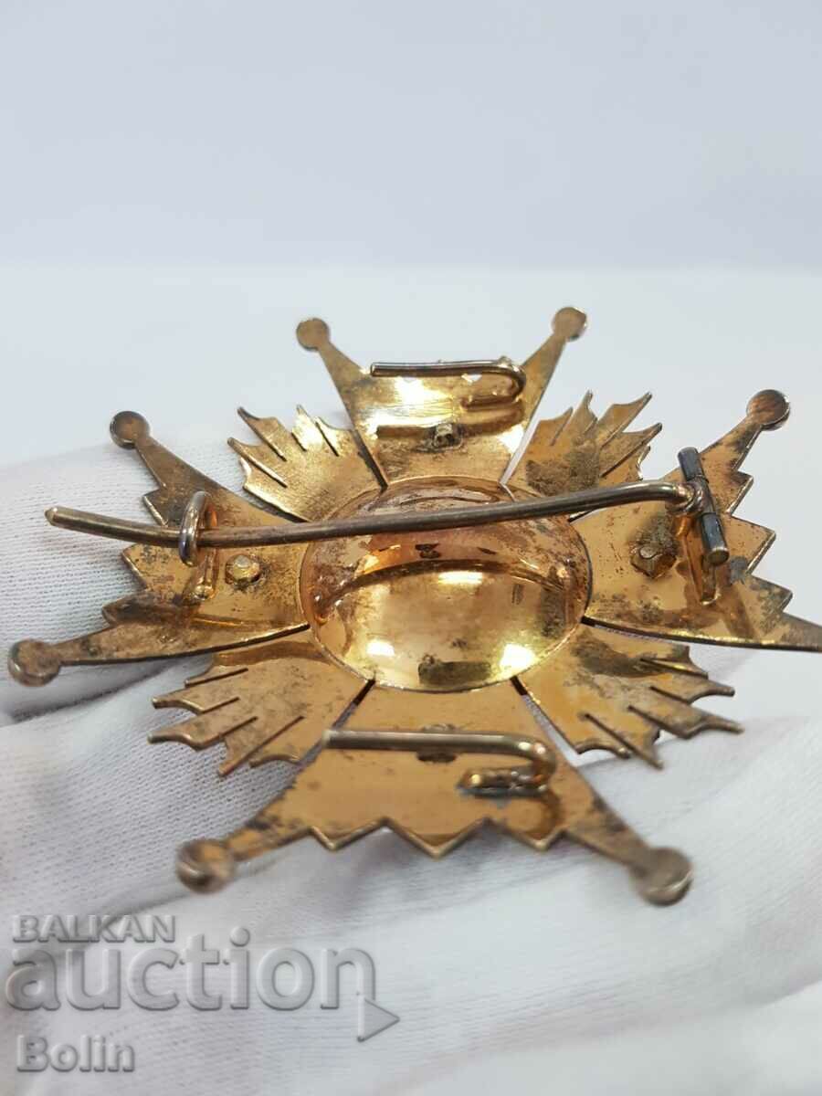 Rare royal silver order Isabella The Catholic with enamel - 5 Rare royal silver order Isabella The Catholic with enamel - 5