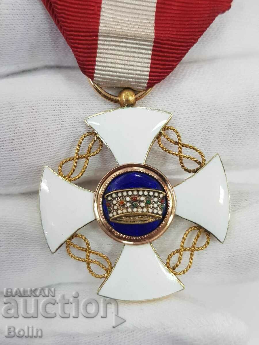 Rare Golden Italian Order of the Crown Umberto 1878-1900 with price 680.00 BGN | € 347.68