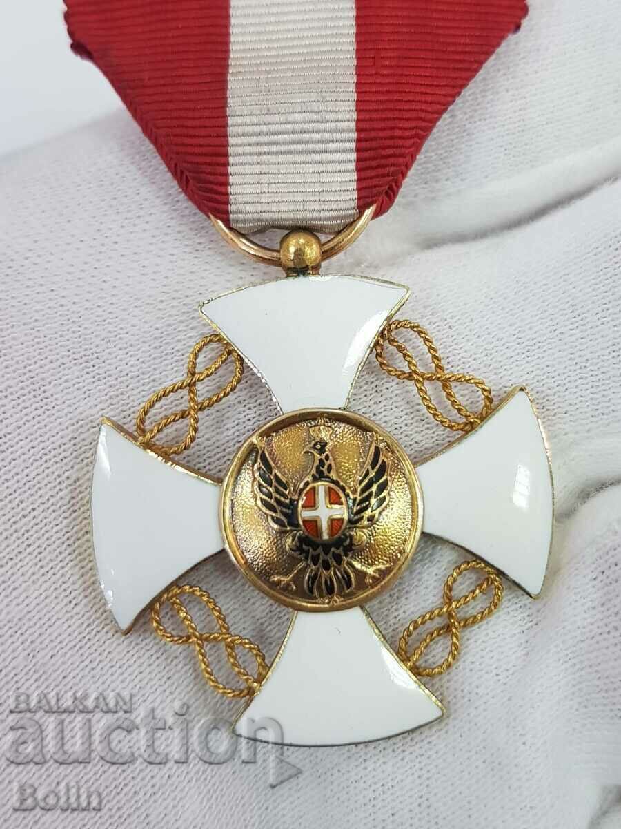 Delivery of Rare Golden Italian Order of the Crown Umberto 1878-1900