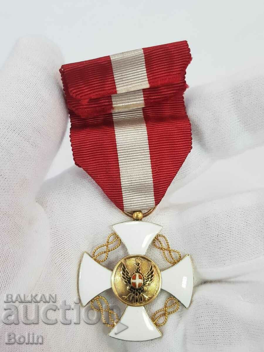 Rare Golden Italian Order of the Crown Umberto 1878-1900 - 5