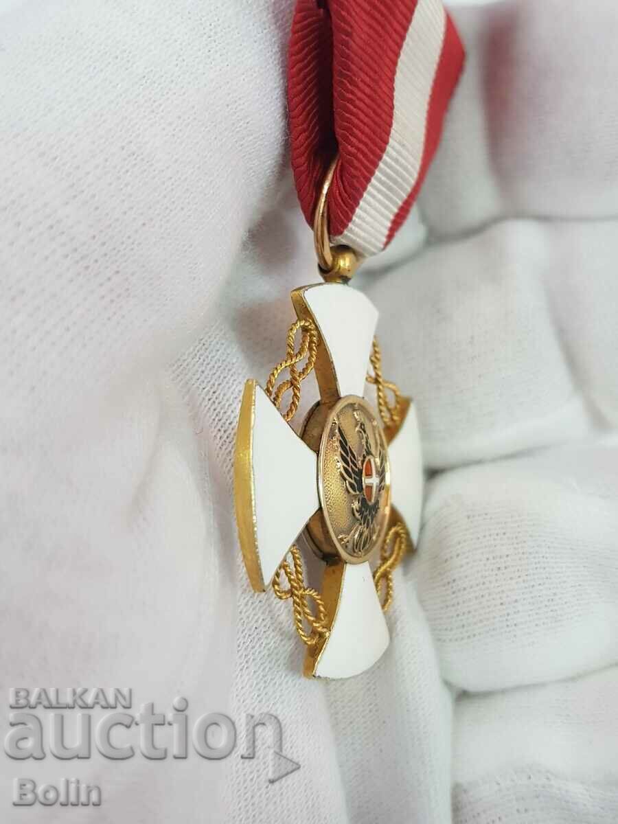 Rare Golden Italian Order of the Crown Umberto 1878-1900 - 6