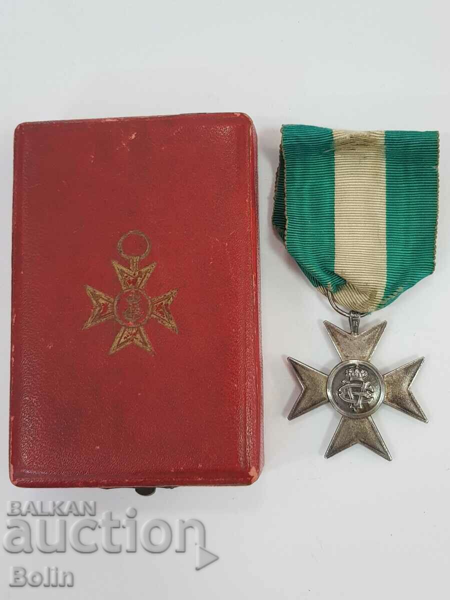 Колекционен сребърен медал-кръст Victor Emanuel