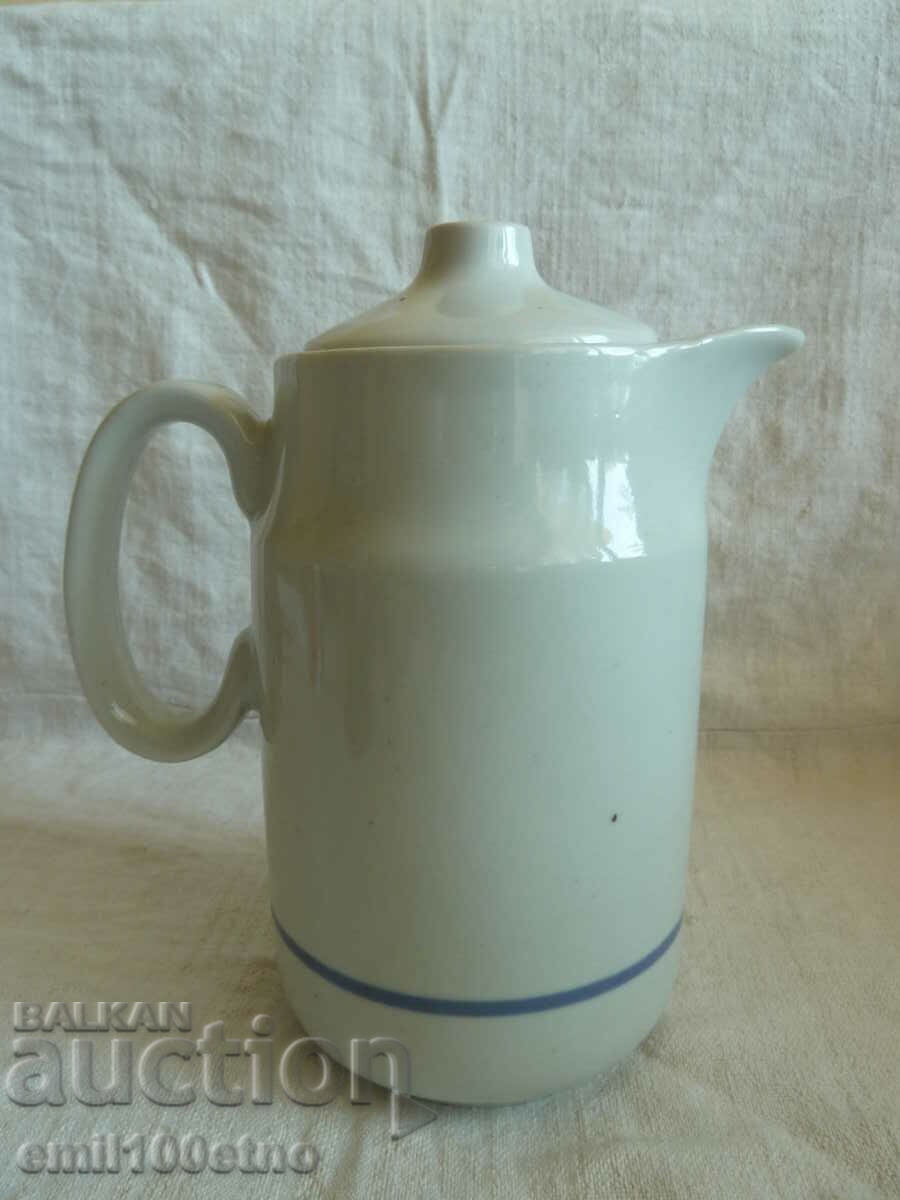 Teapot - jug porcelain f-ka Development of the village of Kaleytsa Lovech