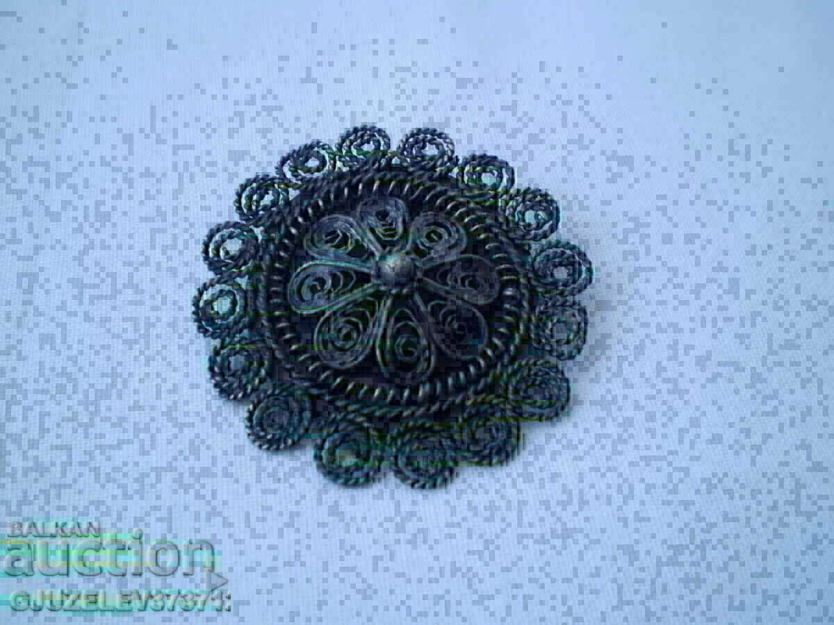 филигранна Антикварна брошка - 6 филигранна Антикварна брошка - 6