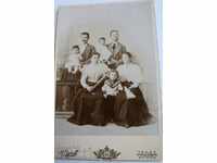 1890S PLEVEN CIVILIAN OFFICER FOTO CARDBOARD FOTO