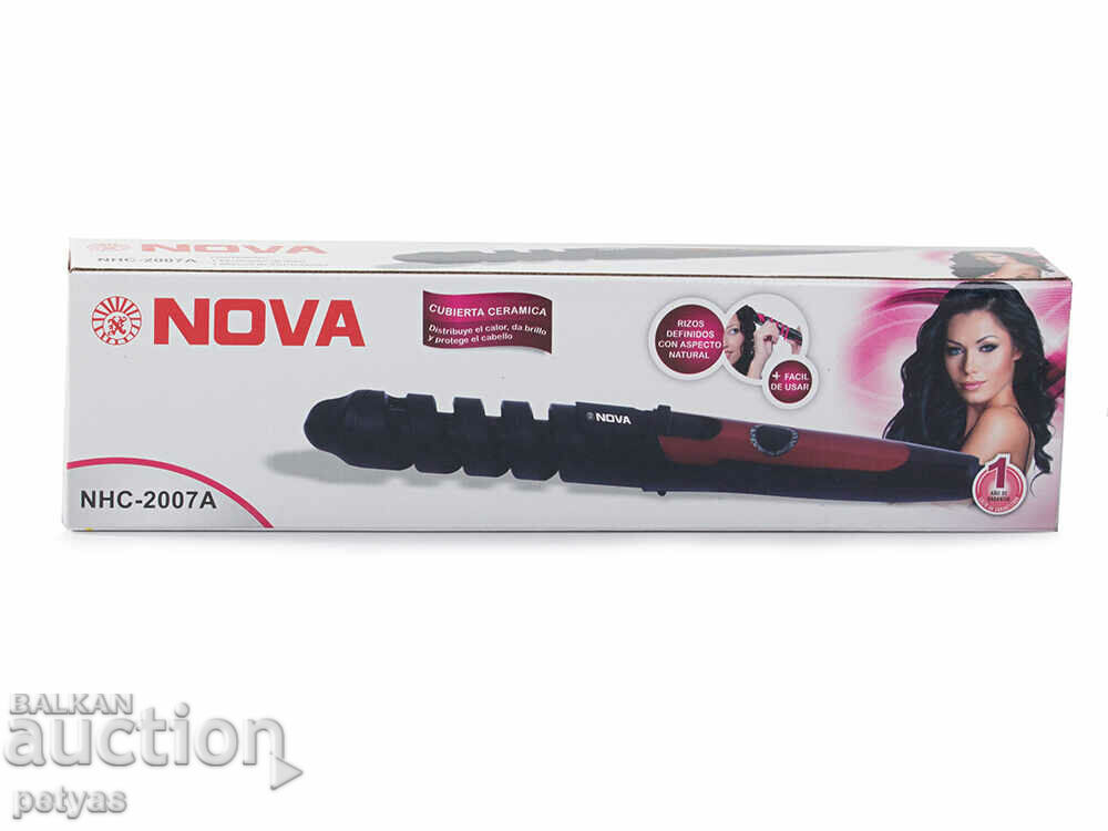 Licitație Ondulator de par Ceramic NOVA NHC-2007A Licitație Ondulator de par Ceramic NOVA NHC-2007A