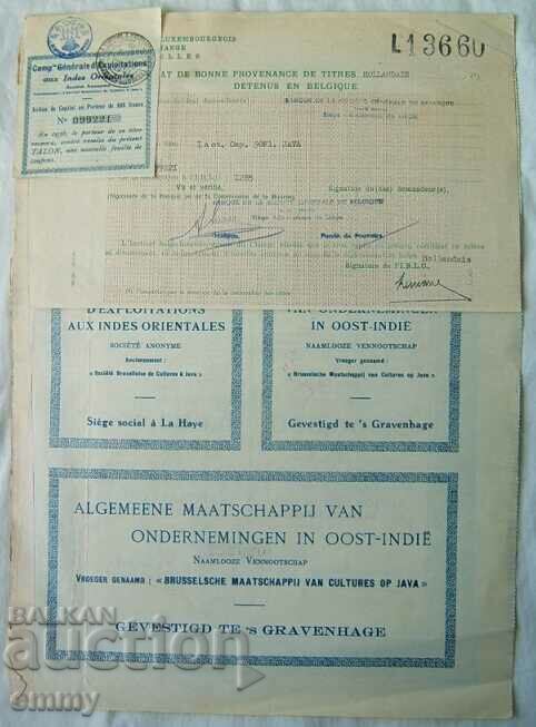 Delivery of Netherlands / Netherlands action for companies in the East Indies, 1924 Delivery of Netherlands / Netherlands action for companies in the East Indies, 1924