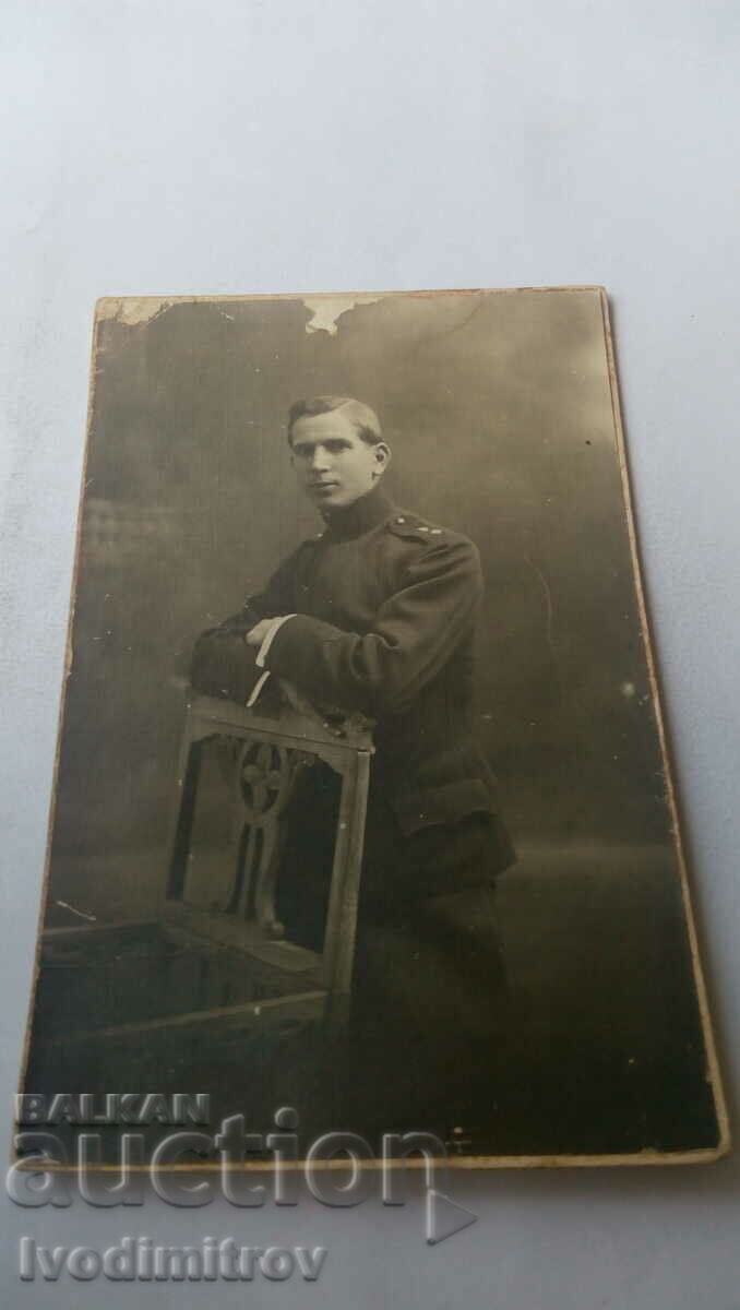 Ofițer foto de la Divizia a treia de infanterie de carton
