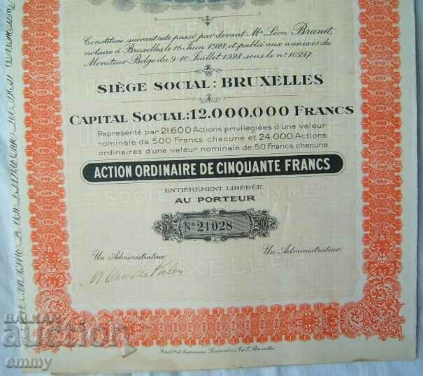 Auction Action Society for the Plywood Industry, Brussels, 1928 Auction Action Society for the Plywood Industry, Brussels, 1928