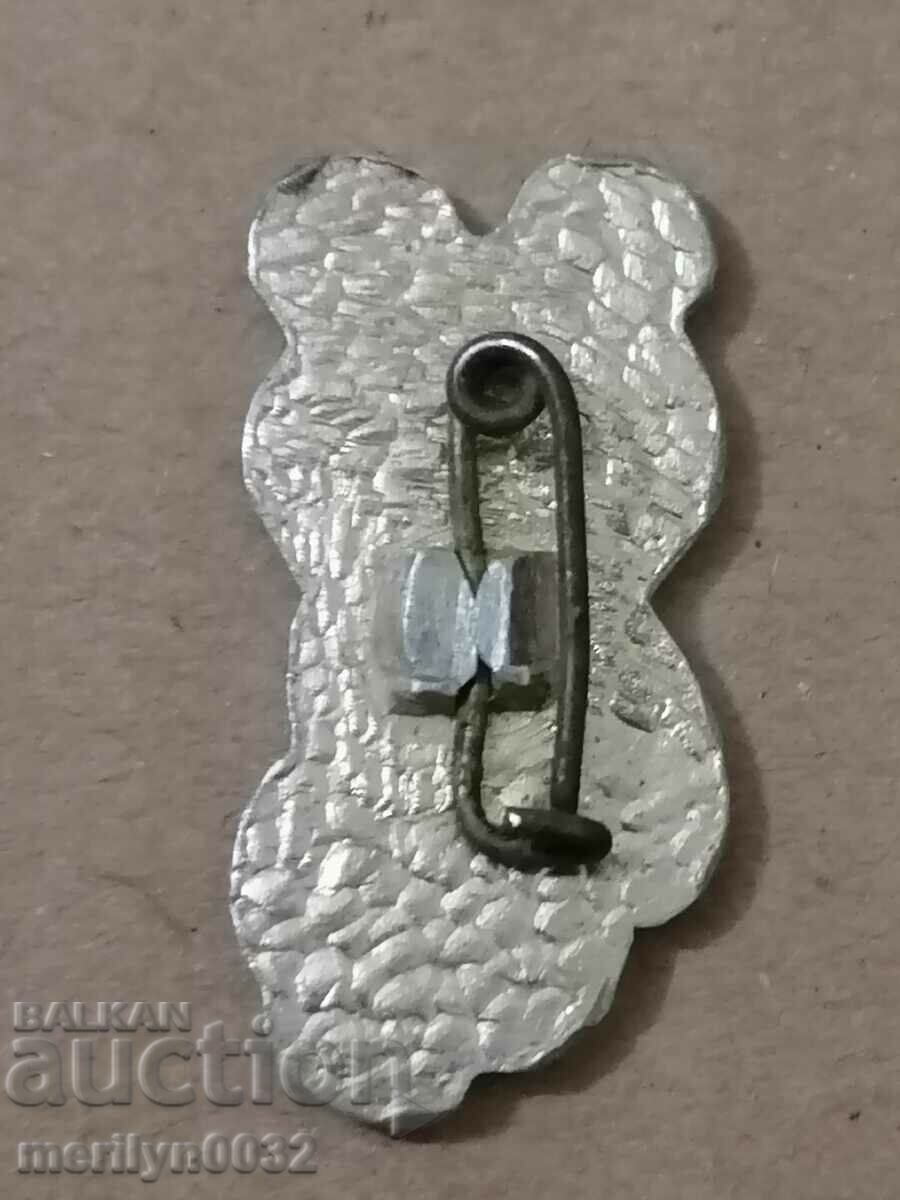 Auction Badge USSR Olympics 80 teddy bear Misha medal badge Auction Badge USSR Olympics 80 teddy bear Misha medal badge