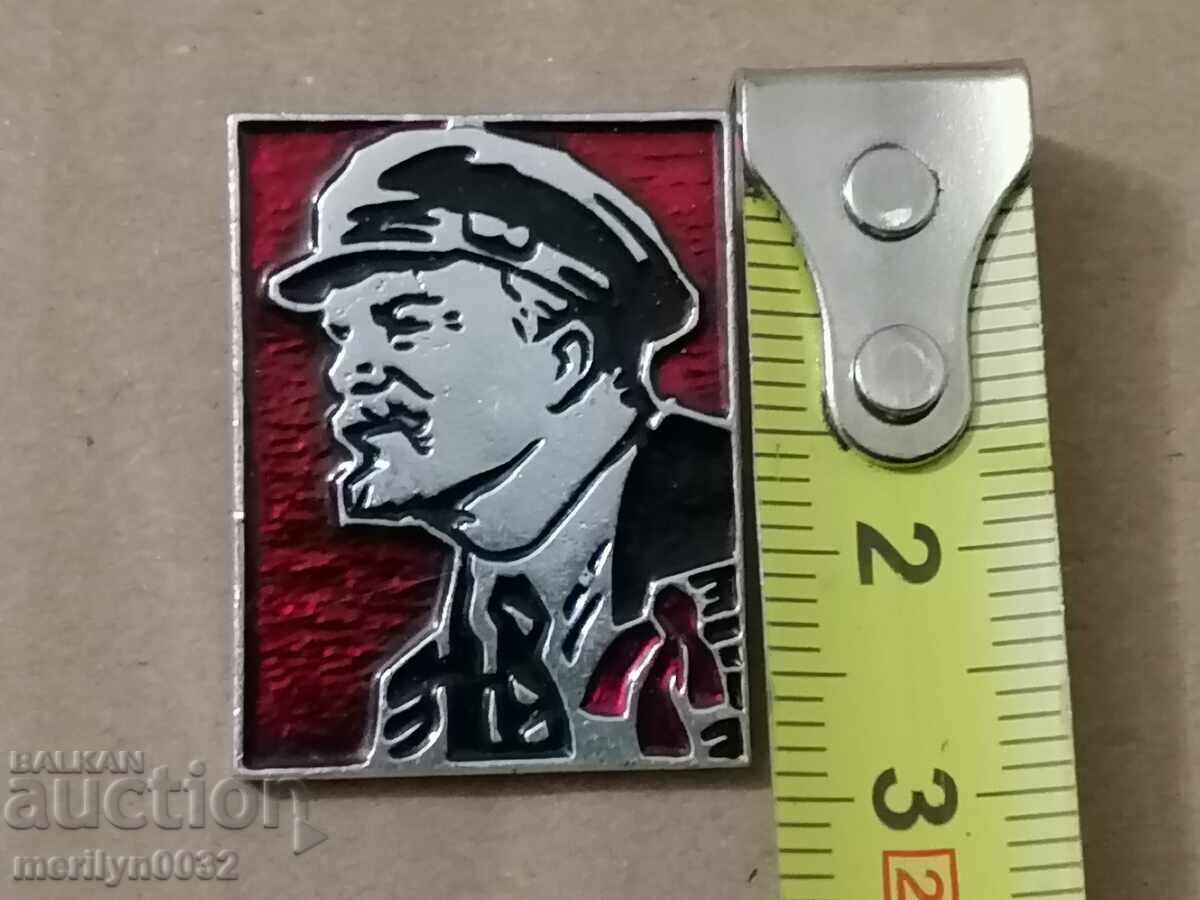 Σήμα με σήμα μετάλλου Λένιν ΕΣΣΔ με τιμή 20.00 BGN | € 10.23