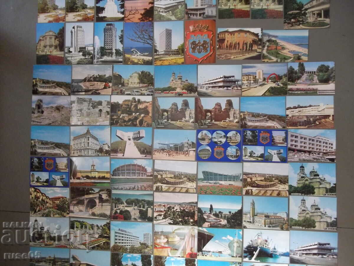 Auction Lot of 101 pcs. VARNA cards * Auction Lot of 101 pcs. VARNA cards *