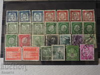 Πολλά γραμματόσημα μάρκας διαφορετικών χωρών ετών
