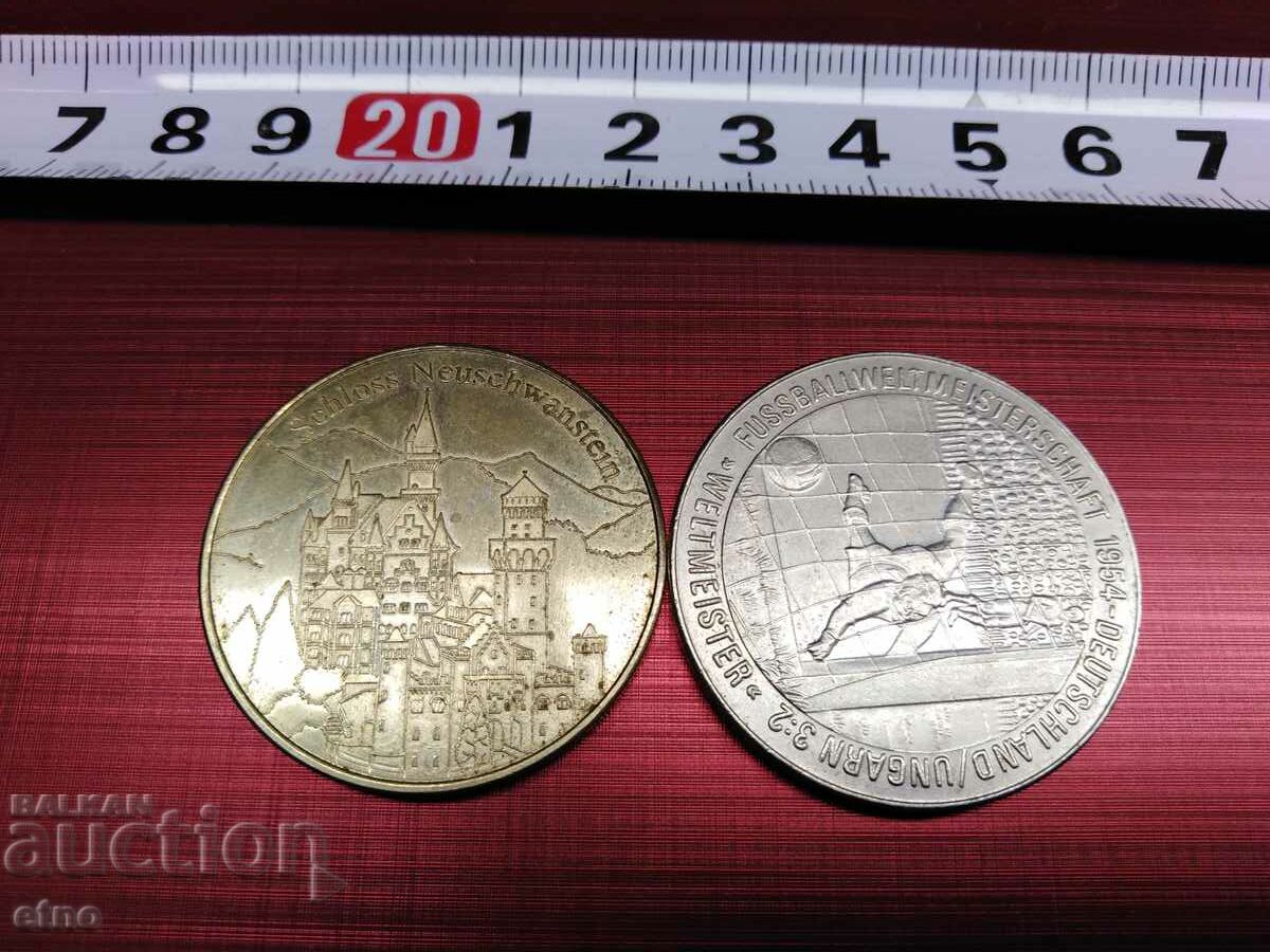 2 table medals Germany with price 20.00 BGN | € 10.23 2 table medals Germany with price 20.00 BGN | € 10.23