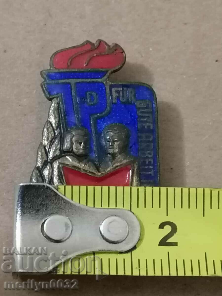 Auction Enamel badge DDR medal badge Auction Enamel badge DDR medal badge