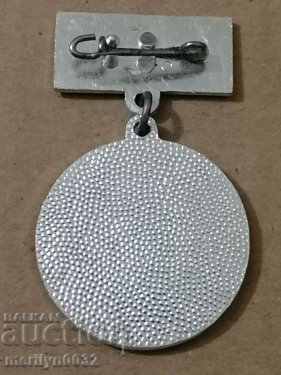 Παράδοση Σήμα σμάλτου Σήμα μετάλλου DDR Παράδοση Σήμα σμάλτου Σήμα μετάλλου DDR