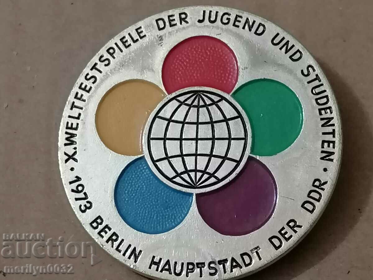 Παράδοση Σήμα μετάλλου DDR με θώρακα