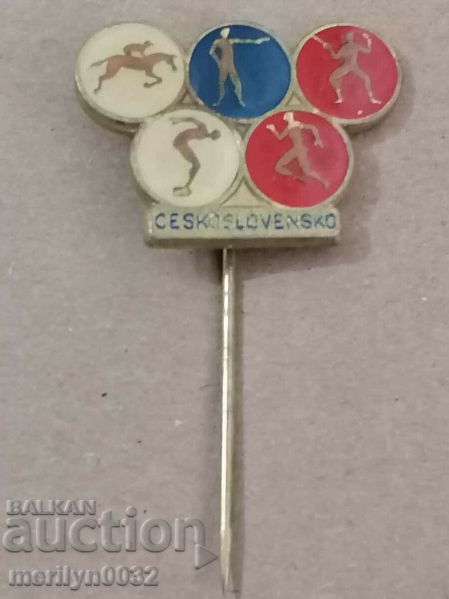 Σήμα μεταλλίου Τσεχοσλοβακίας με θώρακα με τιμή 34.00 BGN | € 17.38