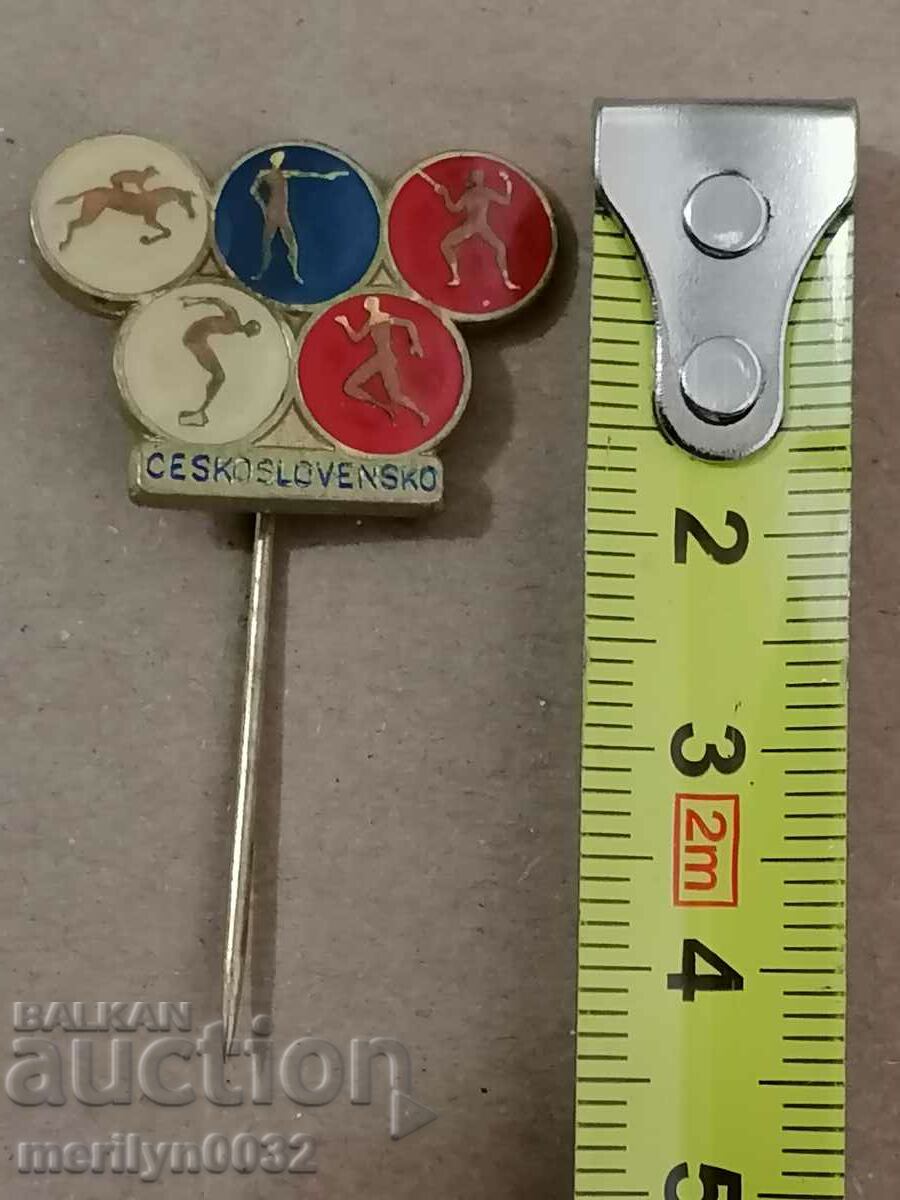 Δημοπρασία Σήμα μεταλλίου Τσεχοσλοβακίας με θώρακα