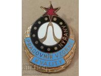 Breastplate Czechoslovak medal badge