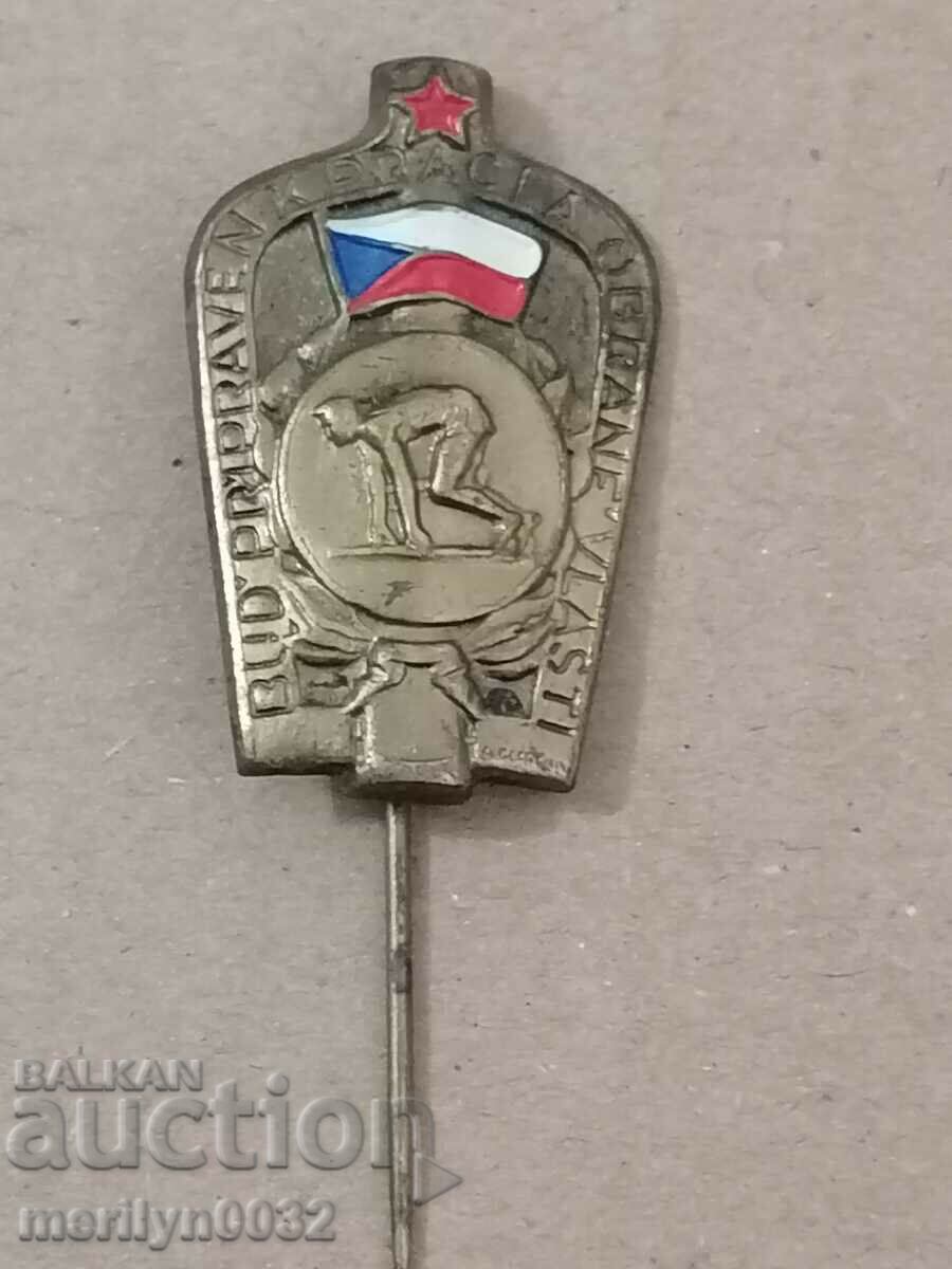 Breastplate Czechoslovak medal badge with price 39.00 BGN | € 19.94 Breastplate Czechoslovak medal badge with price 39.00 BGN | € 19.94