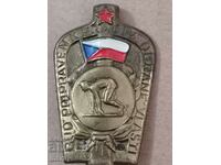 Breastplate Czechoslovak medal badge