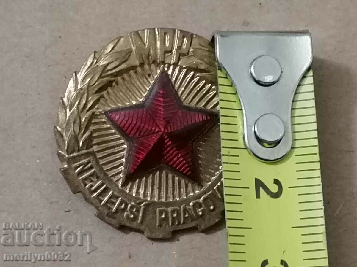 Enamel badge Czechoslovakia medal badge with price 45.00 BGN | € 23.01 Enamel badge Czechoslovakia medal badge with price 45.00 BGN | € 23.01