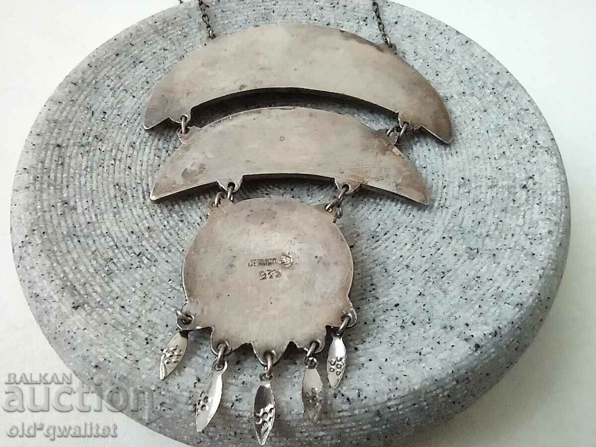 Gorgeous NECKLACE, silver 935, Israel, Eilat with price 497.00 BGN | € 254.11 Gorgeous NECKLACE, silver 935, Israel, Eilat with price 497.00 BGN | € 254.11