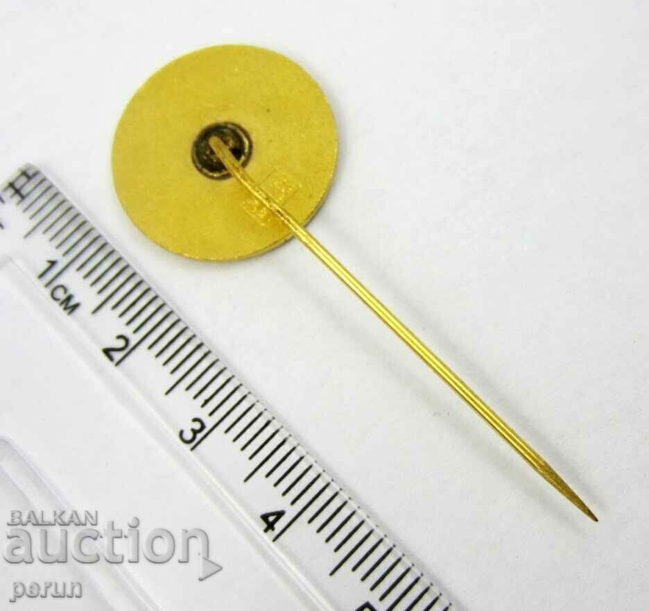 Delivery of RARE BADGE - HIGHER MEDICAL SCHOOL - SERBIA - OLD BADGE - ENAMEL