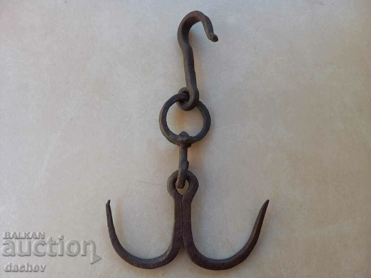 Old wrought butcher hook hooks hook drane wrought iron Old wrought butcher hook hooks hook drane wrought iron