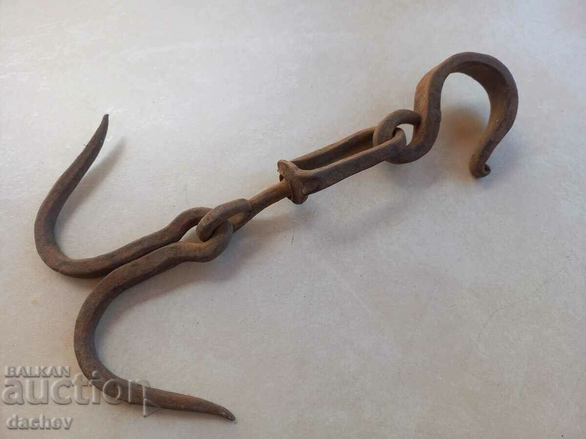 Delivery of Old wrought butcher hook hooks hook drane wrought iron Delivery of Old wrought butcher hook hooks hook drane wrought iron