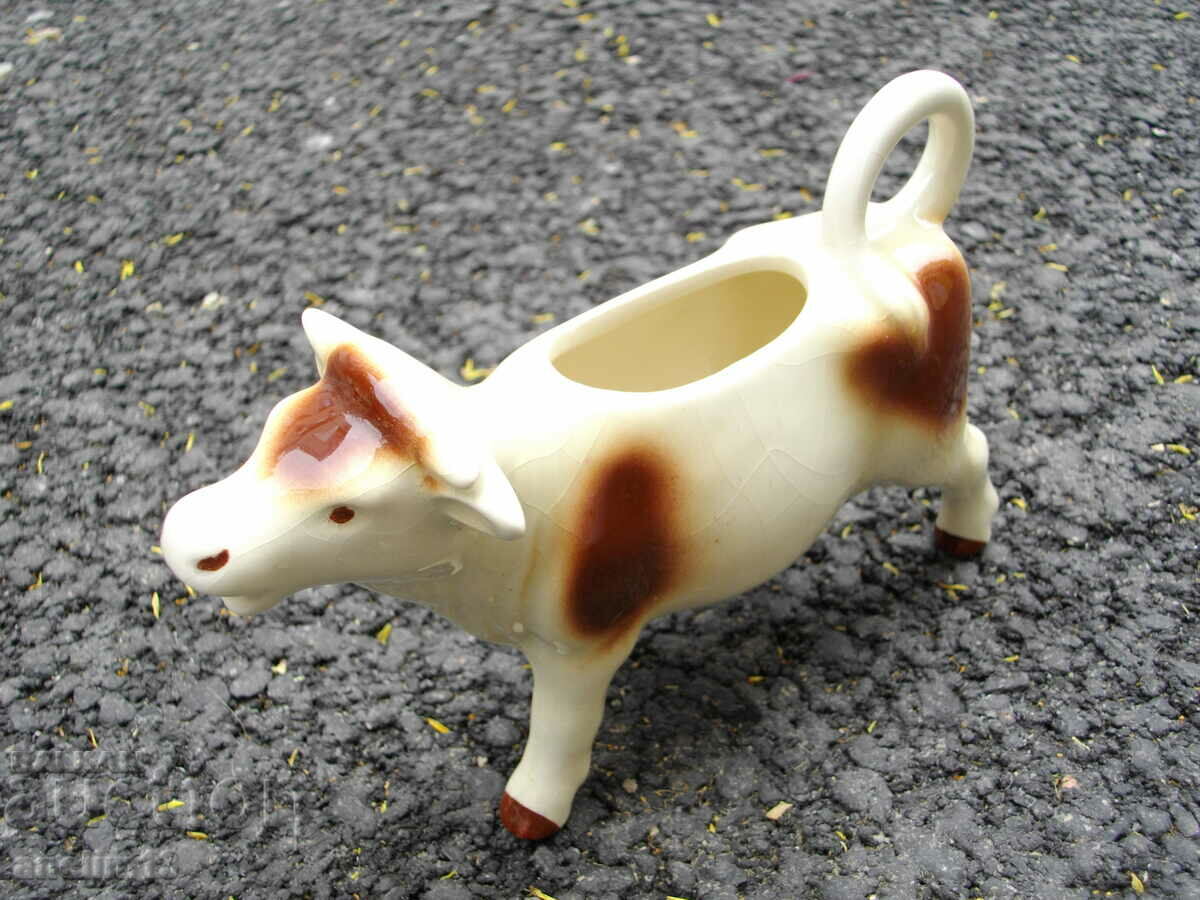 OLD PORCELAIN COW W. GERMANY