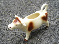 OLD PORCELAIN COW W. GERMANY