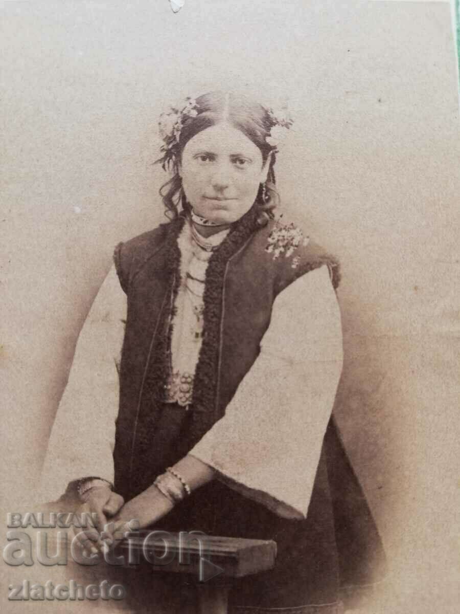 Аукцион Стара снимка картон - ателие А.Н. Карастоянов