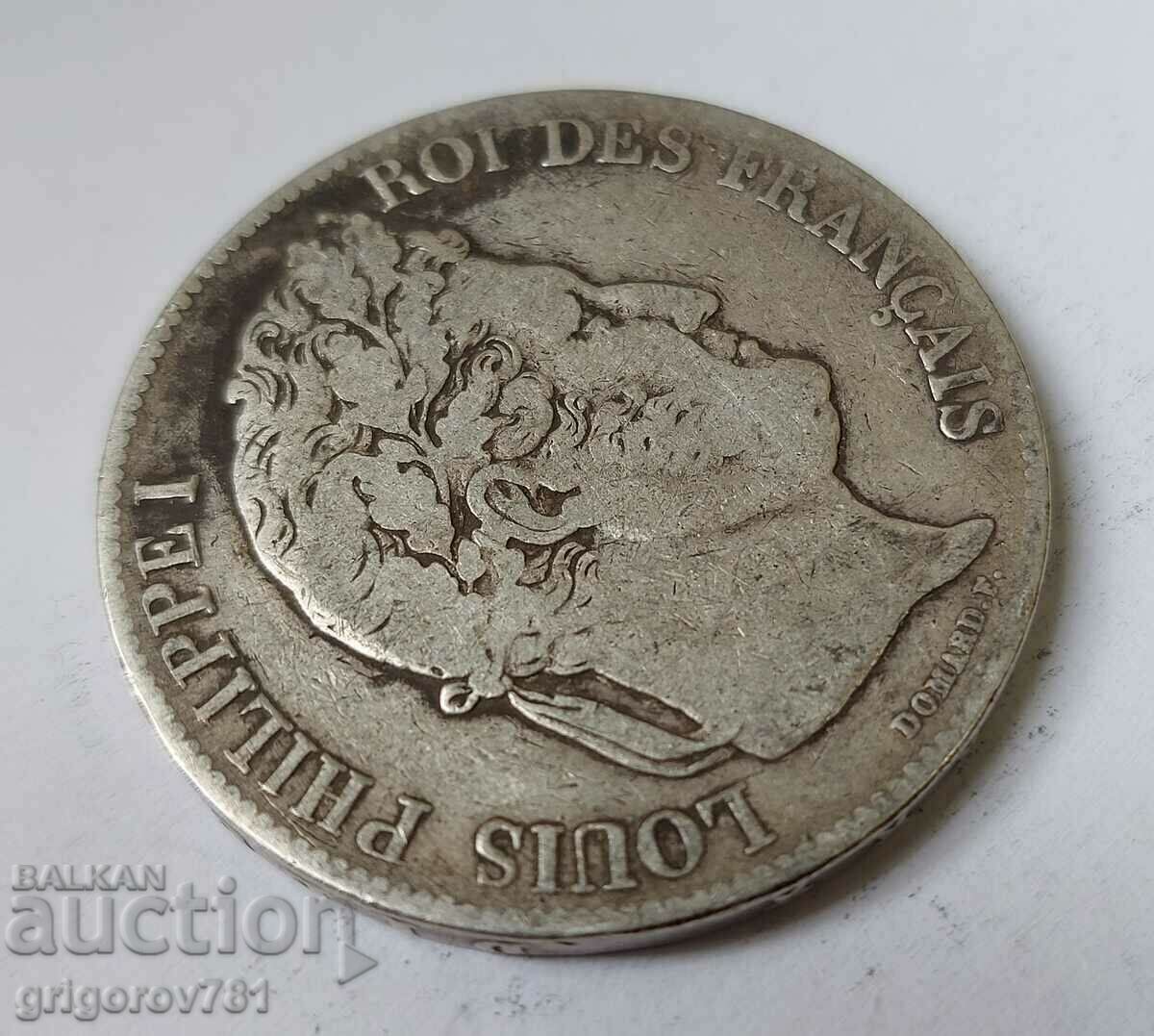 Ασημένιο 5 φράγκα Γαλλία 1836 BB - ασημένιο νόμισμα # 38 - 6 Ασημένιο 5 φράγκα Γαλλία 1836 BB - ασημένιο νόμισμα # 38 - 6