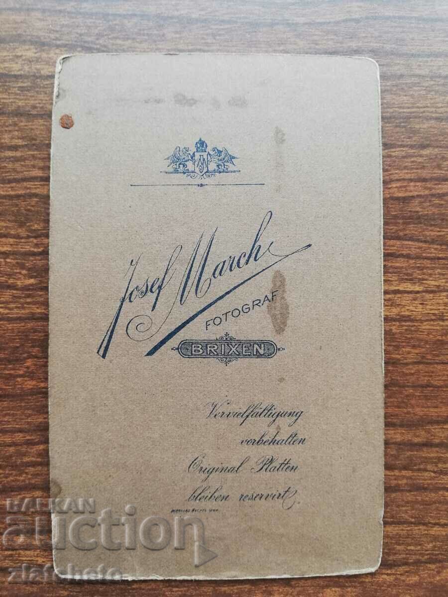 Auction Old cardboard photo - Auction Old cardboard photo -