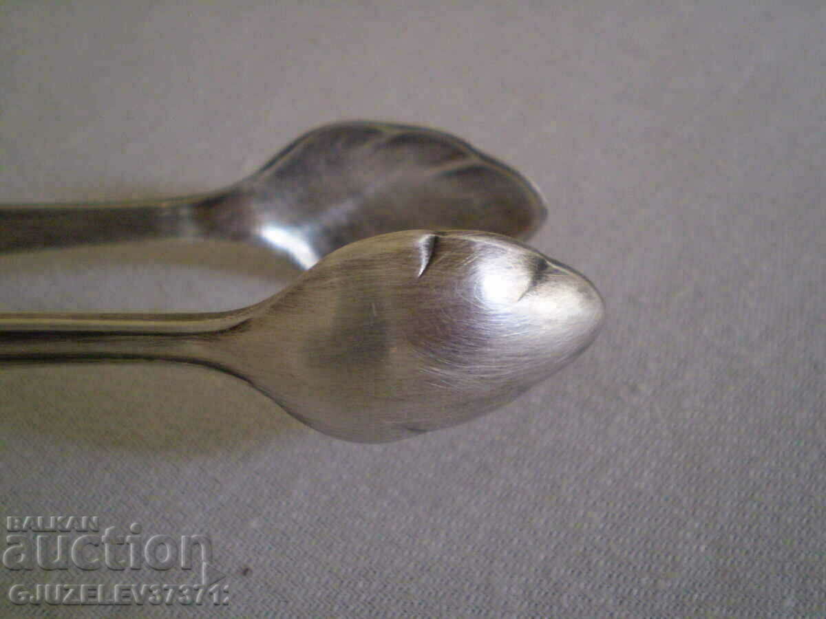 Auction Old Clip for Sugar or Ice silver-plated 90 microns Auction Old Clip for Sugar or Ice silver-plated 90 microns