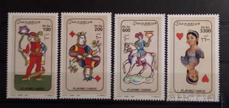 Somalia 2002 Playing Cards / Horses 15 € MNH