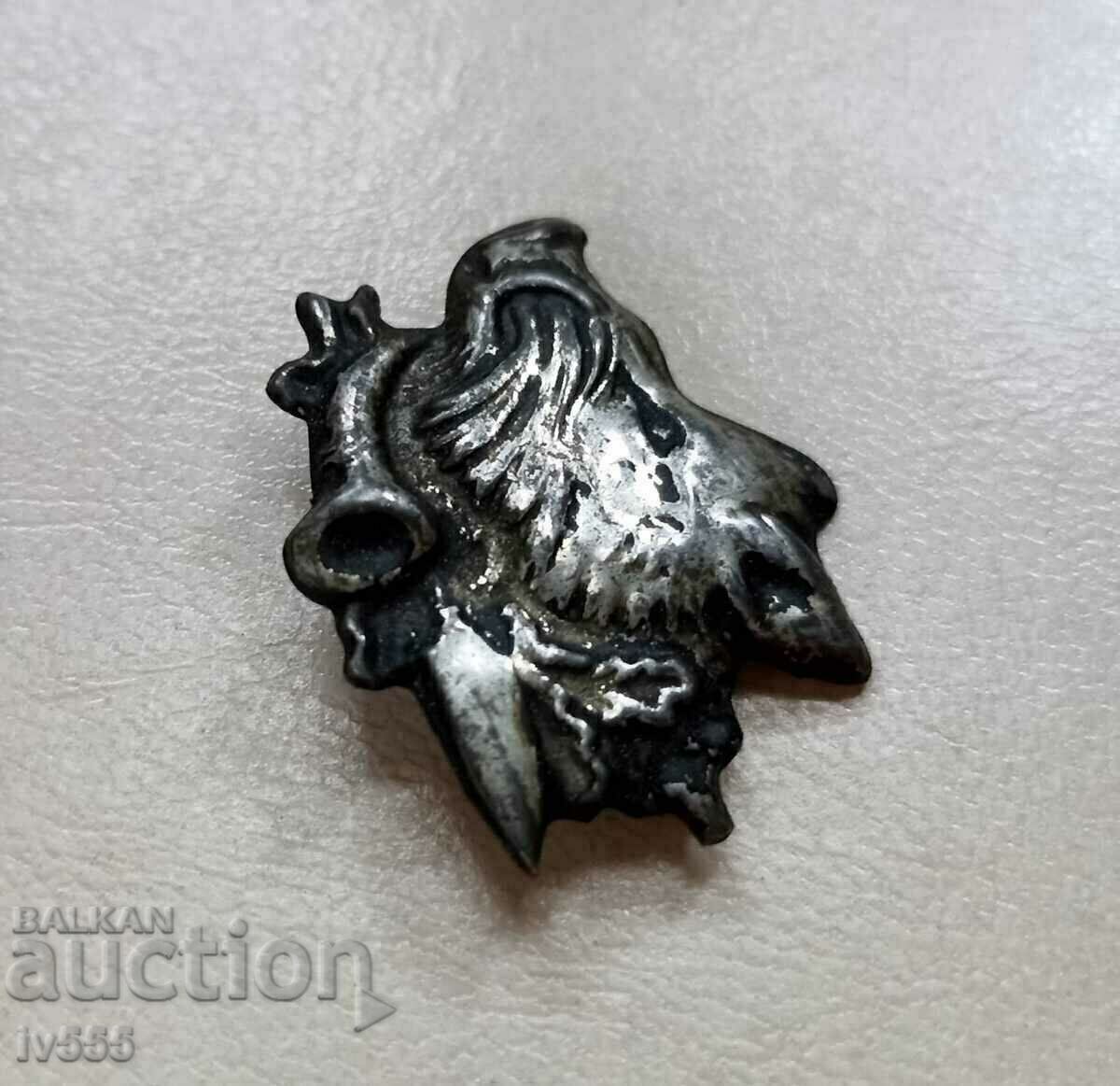 I AM SELLING AN OLD RARE ROYAL SILVER HUNTING MARK / BOAR-BADGE with price 100.00 BGN | € 51.13 I AM SELLING AN OLD RARE ROYAL SILVER HUNTING MARK / BOAR-BADGE with price 100.00 BGN | € 51.13