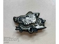 I AM SELLING AN OLD RARE ROYAL SILVER HUNTING MARK / BOAR-BADGE