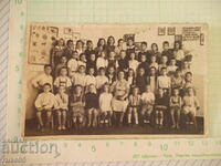 Old photo of a school class
